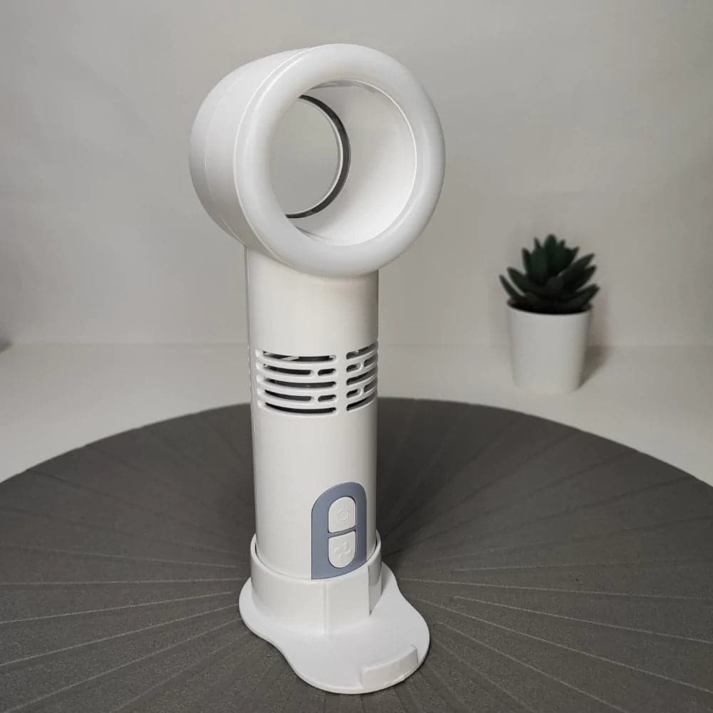 Bladeless Ventilator Met LightRing & Telefoonstand